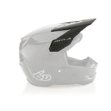 Schwarzes, glänzendes Ersatzvisier für 6D ATR-3 Motocross- und Offroad-Helme, robustes Schutzvisier in Schwarz.