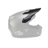 Schwarzes, mattiertes Ersatzvisier für 6D ATR-3 Motocross- und Offroad-Helme, schützt die Augen bei Offroad-Fahrten